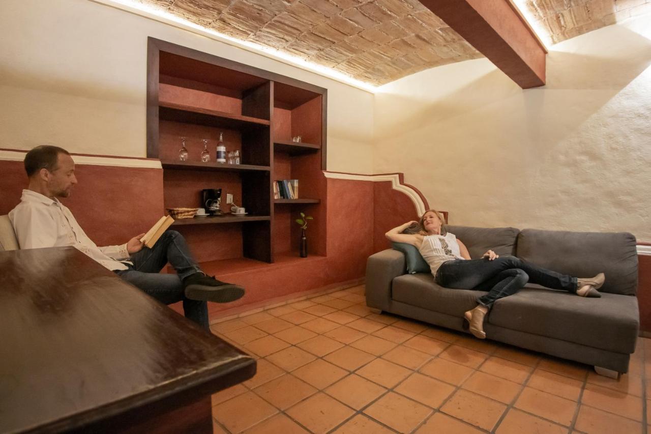 Casa Del Sotano Hotel Oaxaca Bagian luar foto
